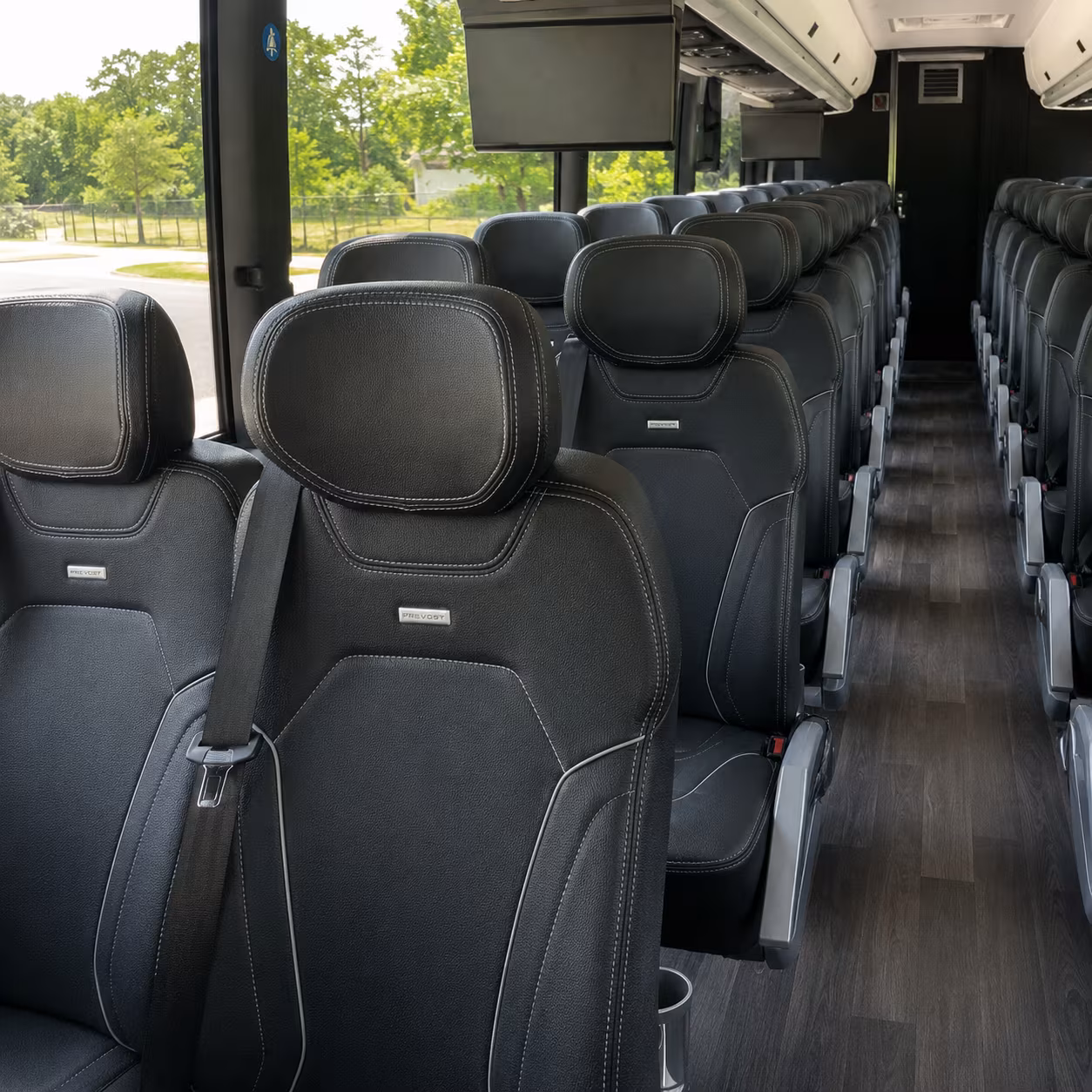 fremont charter bus interior